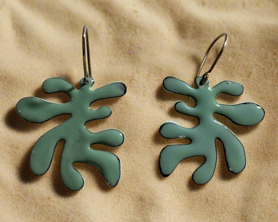 Seaweed Sea Grass Ocean Theme Dangles