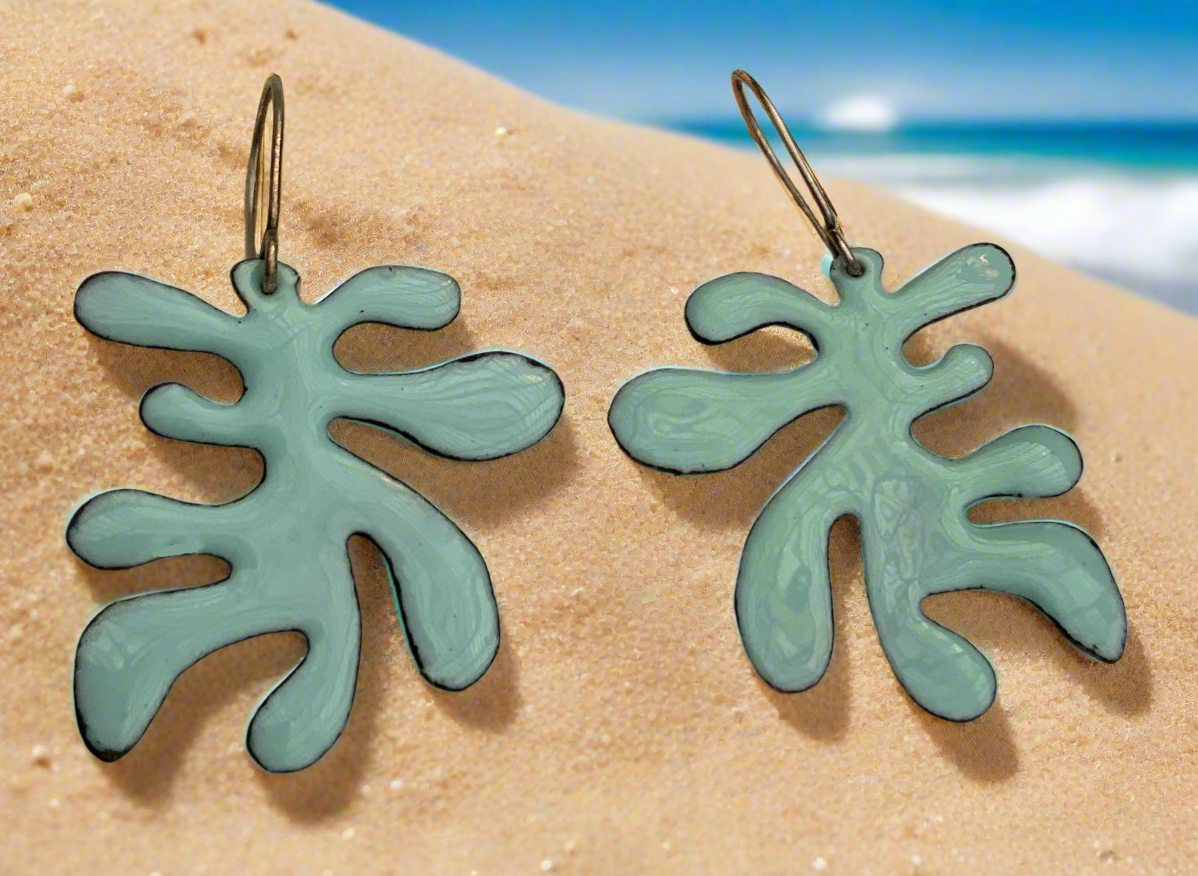 Seaweed Sea Grass Ocean Theme Dangles
