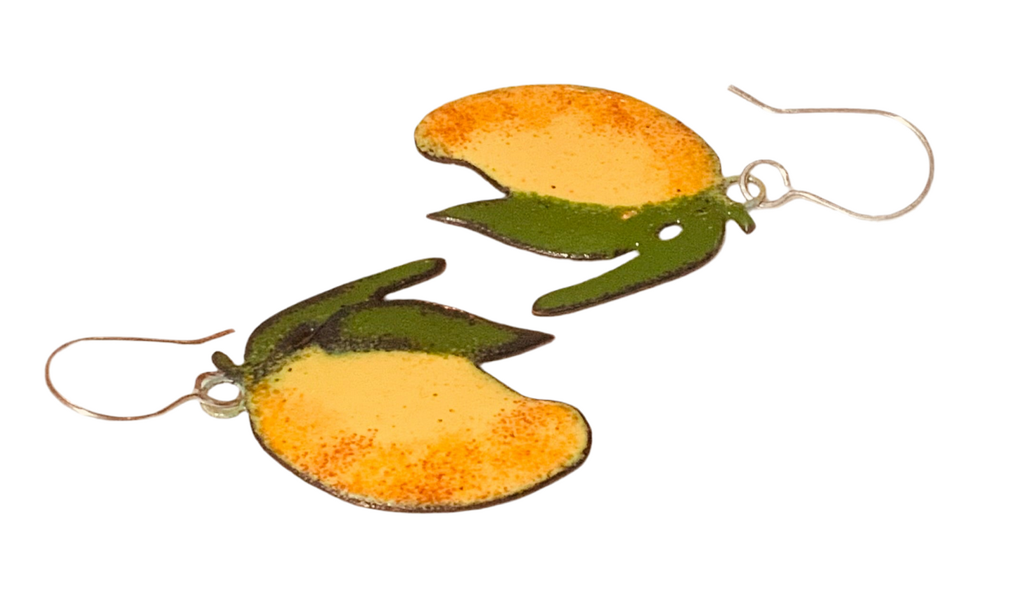 Yummy Mango Double Sided Earrings